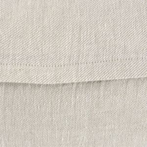 14" X 26" Beige Linen Throw Pillow Cover