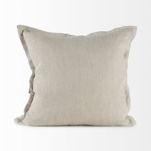 Cream Bordered Pillow Cover
