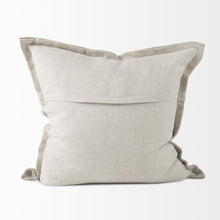 Cream Bordered Pillow Cover