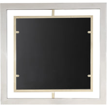 32" Gold Square Framed Accent Mirror
