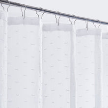 White Puff Sprinkles Shower Curtain