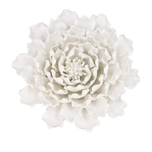 9" X 9" Off White Ceramic Novelty Hanging Dimensional Sculpture