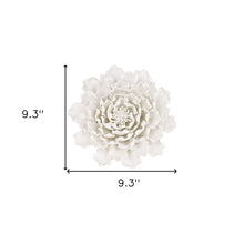 9" X 9" Off White Ceramic Novelty Hanging Dimensional Sculpture