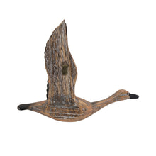 Set of Three Brown Wood Novelty Hanging Dimensional Sculpture