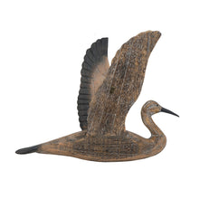 Set of Three Brown Wood Novelty Hanging Dimensional Sculpture