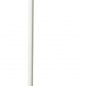 73" White LED Torchiere Floor Lamp With White