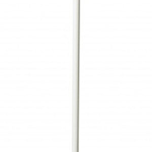 73" White LED Torchiere Floor Lamp With White