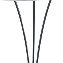 84" Beige And Espresso Brown Three Lights Tree Floor Lamp With Beige Drum Shade