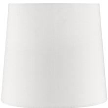 17" Blue Metal Bedside Table Lamp With White Shade