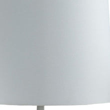 17" White Pineapple Table Lamp With White Empire Shade