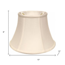 White Monay Shantung Silk Drum Lamp Shade