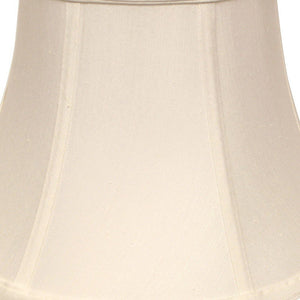 White Monay Shantung Silk Drum Lamp Shade