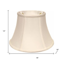 White Monay Shantung Silk Drum Lamp Shade