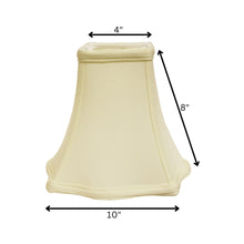 10" Ivory Premium Square No Slub Lampshade