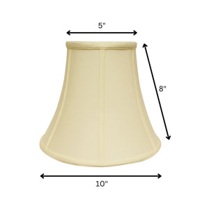 10" Ivory Premium Bell No Slub Lampshade