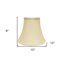 10" Ivory Premium Bell No Slub Lampshade