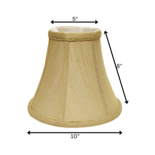 10" Pale Brown Premium Bell No Slub Lampshade