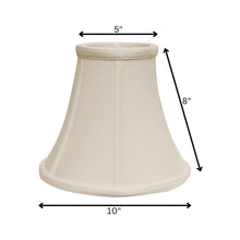 10" Off White Premium Bell Monay Shantung Lampshade