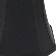 12" Black with Bronze Lining Slanted Square Bell No Slub Lampshade