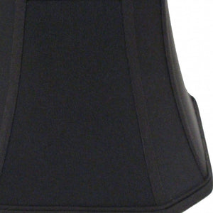 12" Black with Bronze Lining Slanted Square Bell No Slub Lampshade
