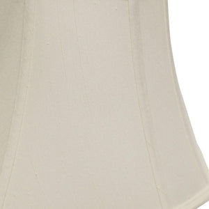 White Monay Shantung Silk Square Lamp Shade