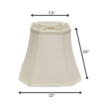 White Monay Shantung Silk Square Lamp Shade