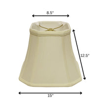 Ivory Monay Shantung Silk Square Lamp Shade