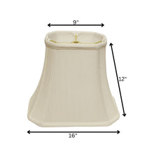 White Monay Shantung Silk Bell Lamp Shade