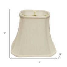 White Monay Shantung Silk Bell Lamp Shade