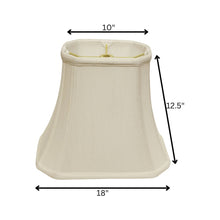White Monay Shantung Silk Bell Lamp Shade