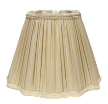 Taupe Shantung Silk Square Lamp shade 12"W Bottom