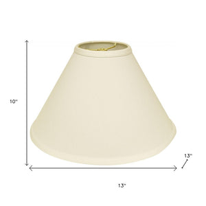 Ivory No Slub Innsbruck Print Cone Lamp Shade