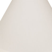 White No Slub Innsbruck Cone Lamp Shade