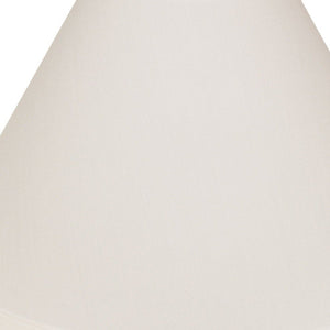 White No Slub Innsbruck Cone Lamp Shade