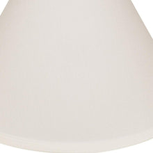 White No Slub Innsbruck Cone Lamp Shade