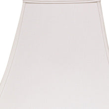10" White Square Bell No Slub Lampshade