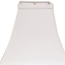 10" White Square Bell No Slub Lampshade