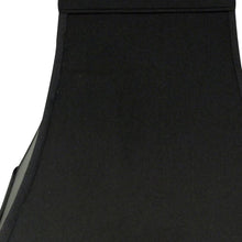 10" Black with Gold Lining Square Bell Shantung Lampshade