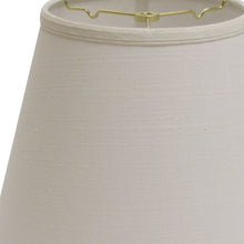 White Linen Empire Lamp Shade