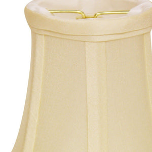 Ivory Dupioni Silk Bell Lamp Shade