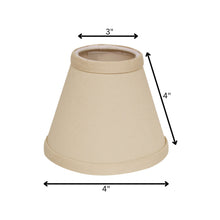 4" Slate Grey Set of 6 Chandelier No Slub Lampshades