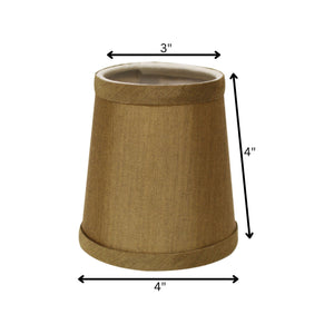 4" Laurel Set of 6 Chandelier No Slub Lampshades