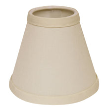 Ivory No Slub Innsbruck Empire Lamp shade 5"W Bottom