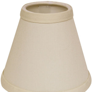 Ivory No Slub Innsbruck Empire Lamp shade 5"W Bottom