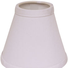 4" White Set of 6 Chandelier No Slub Lampshades