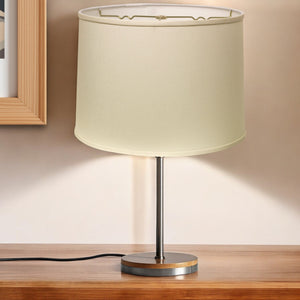 13" Ivory Throwback Drum No Slub Lampshade