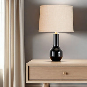 13" Light Wheat Throwback Drum Linen Lampshade