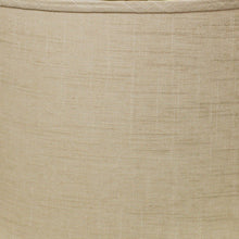 13" Light Wheat Throwback Drum Linen Lampshade