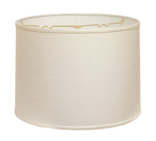 White Linen Drum Lamp Shade