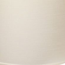 White Linen Drum Lamp Shade